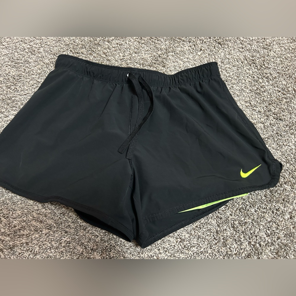 Medium Nike dry-fit shorts with spandex.